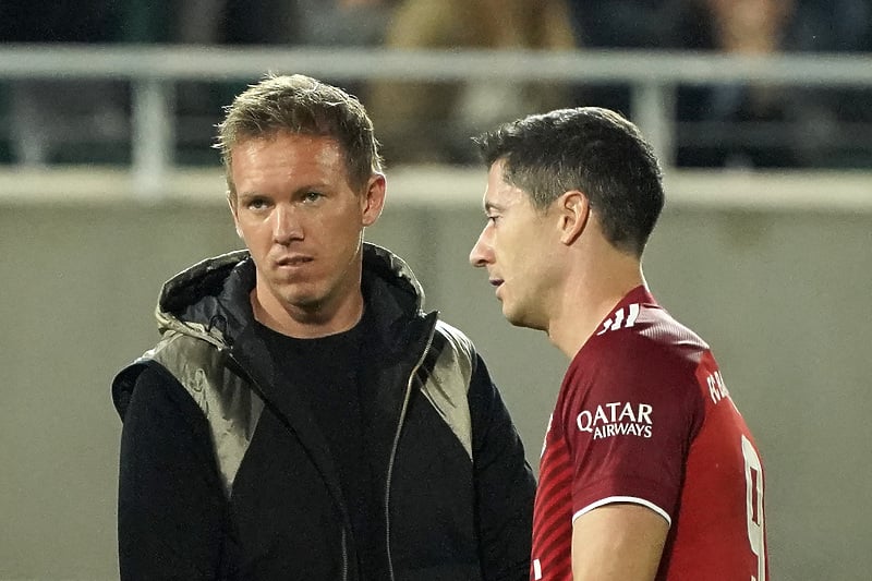 Julian Nagelsmann i Robert Lewandowski (Foto: EPA-EFE)