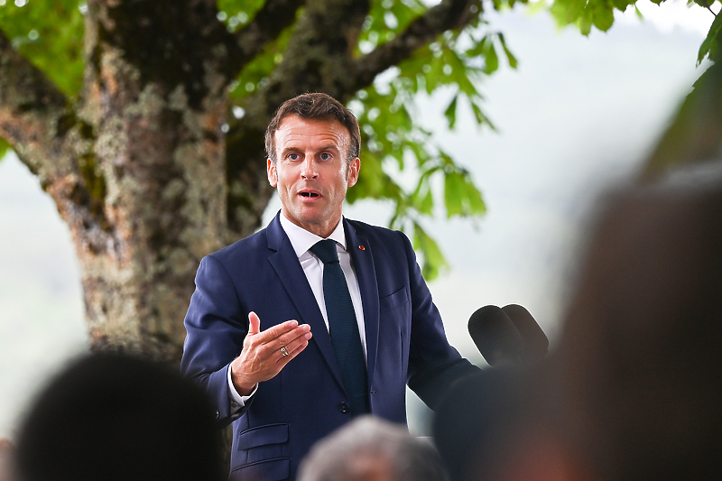 Macron na predizbornom skupu (Foto: EPA-EFE)