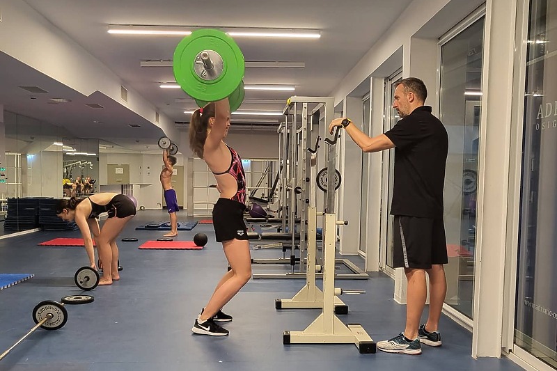 Pudar se spremala u bazenima i teretanama širom Evrope (Foto: Lana Pudar)