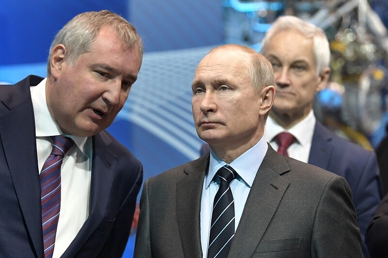 Rogozin sa Putinom (Foto: EPA-EFE)
