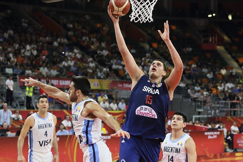 Nikola Jokić u dresu reprezentacije Srbije (Foto: Twitter)