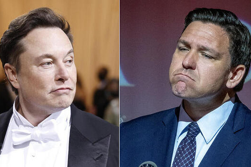 Elon Musk i Ron DeSantis (Foto: EPA-EFE)