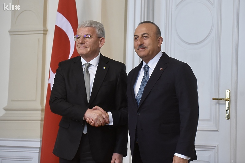 Šefik Džaferović i Mevlut Cavusoglu (Foto: T. S./Klix.ba)