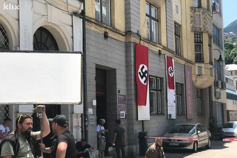 Centar Sarajeva bio je danas lokacija za snimanje filma po istinitom događaju (Foto: Klix.ba)