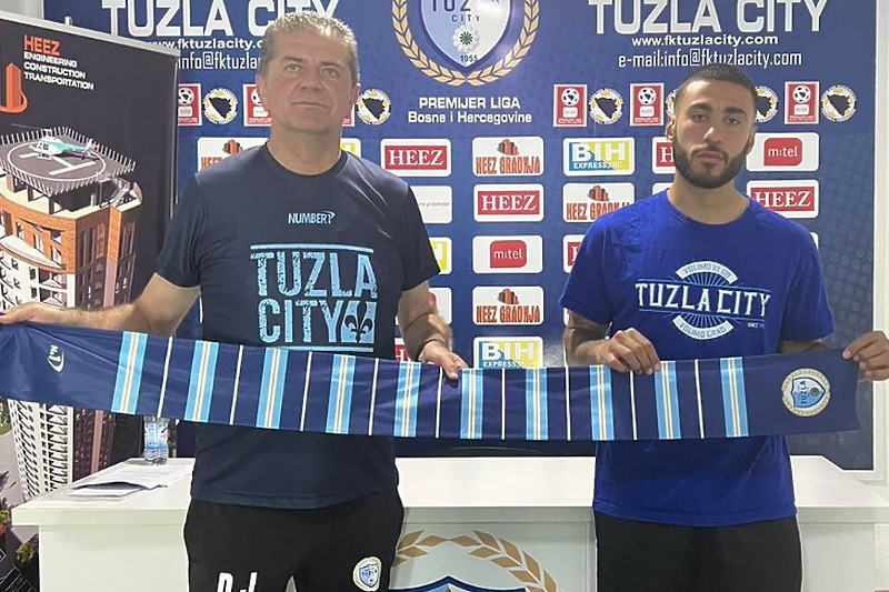 Jović i Eleouet (Foto: FK Tuzla City)