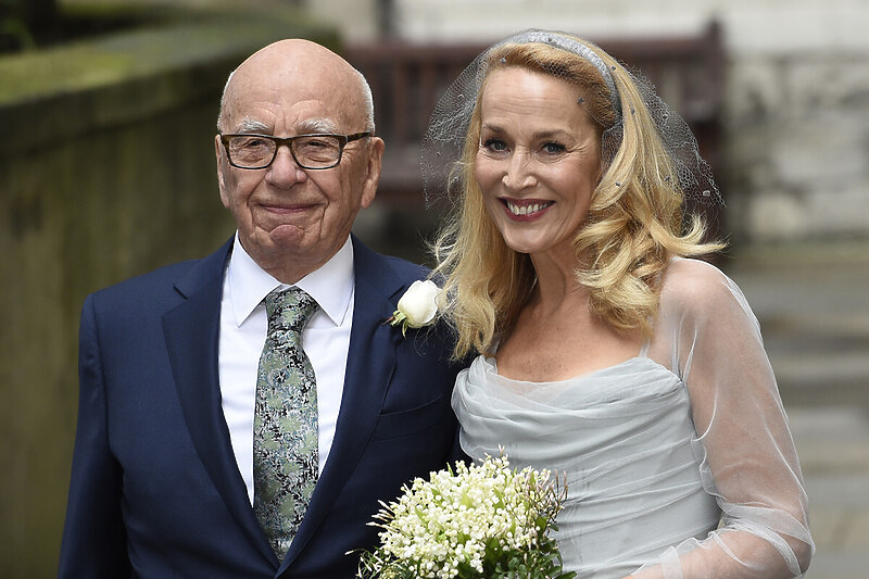 Murdoch I Hall vjenčali su se 2016. godine nakon petomjesečne veze (Foto: EPA-EFE)