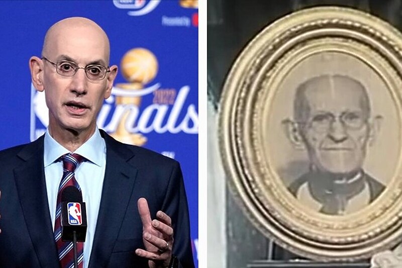 Adam Silver i Pantelija (Foto: Twitter)