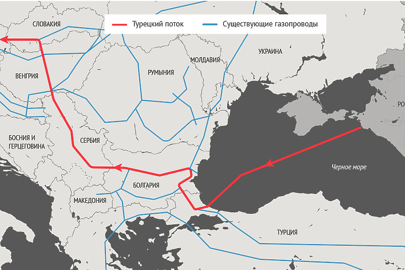 Gas preko Crnog mora stiže na jug Evrope (Foto: Twitter)