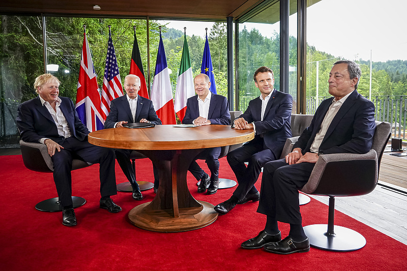 Lideri zemalja G7 u Elmau (Foto: EPA-EFE)