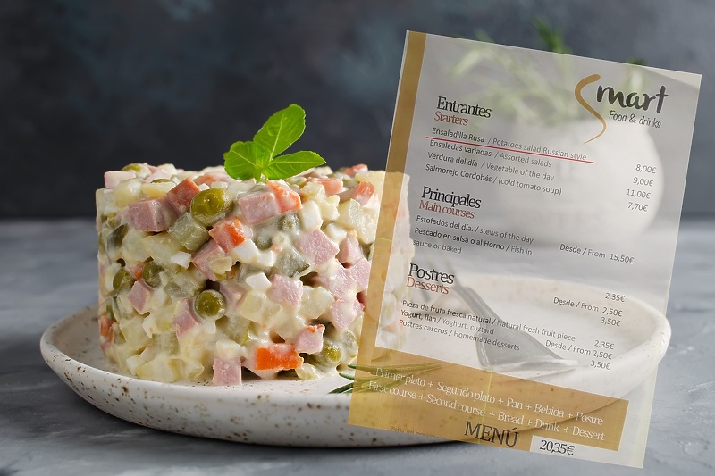Ruska salata često je sastavni dio trpeze (Ilustracija: Shutterstock)