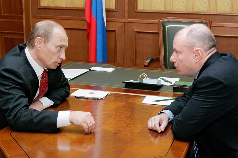 Vladimir Putin i Vladimir Potanin (Foto: EPA-EFE)