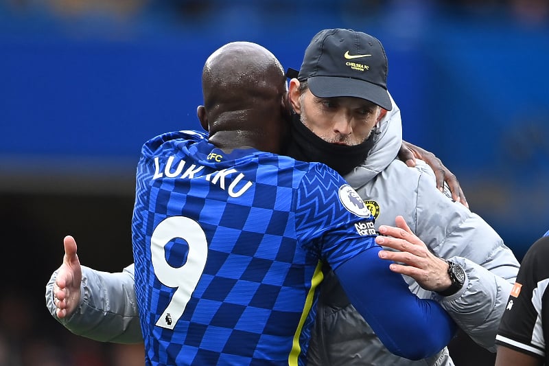 Romelu Lukaku i Thomas Tuchel (Foto: EPA-EFE)