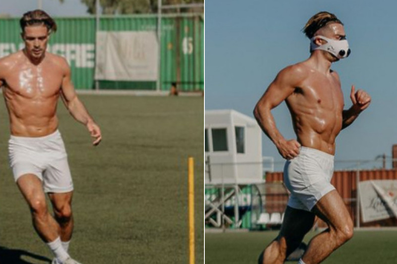 Grealish naporno trenira u Grčkoj (Foto: Instagram)