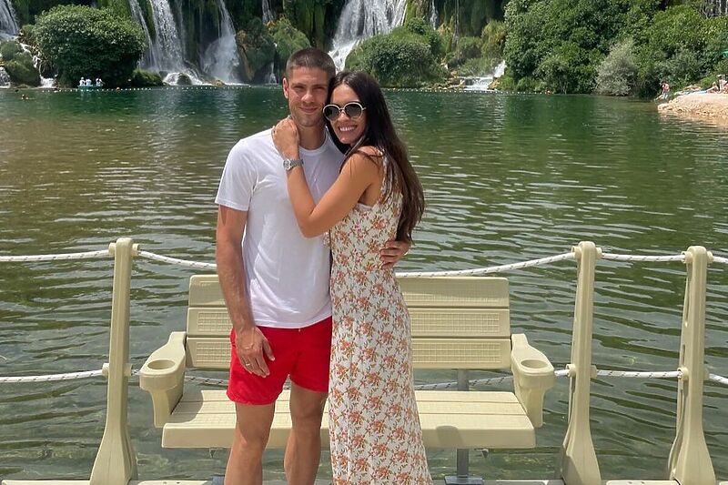 Andrej Kramarić sa suprugom Mijom (Foto: Instagram)