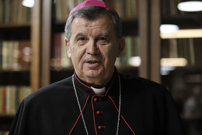 Nadbiskup Toma Vukšić (Foto: I. L./Klix.ba)