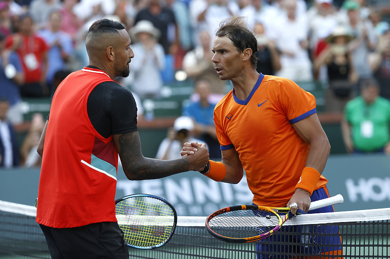 Nick Kyrgios i Rafael Nadal (Foto: EPA-EFE)