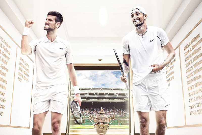 Kyrgios i Đoković danas odlučuju o tituli (Foto: Wimbledonu)