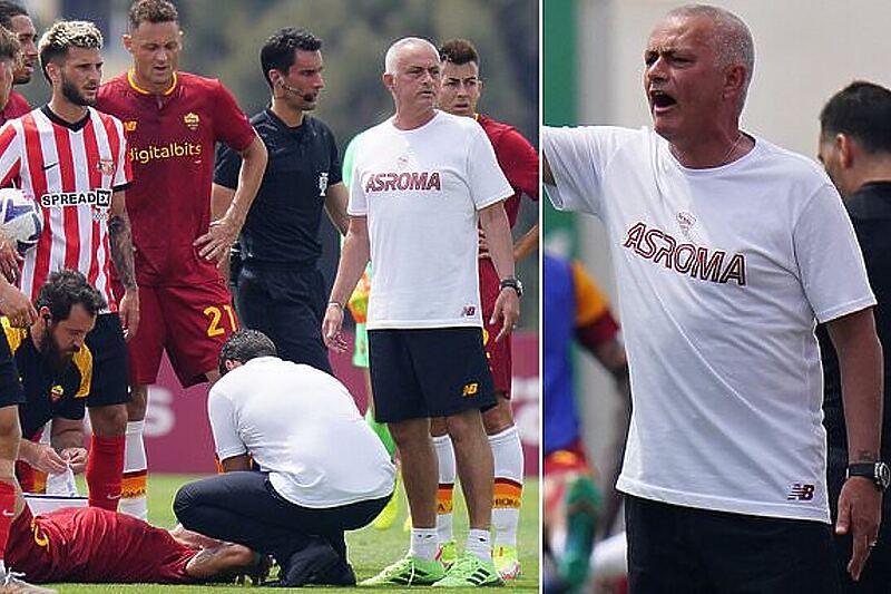 Mourinhio je bio bijesan zbog prekršaja (Foto: AS Roma)