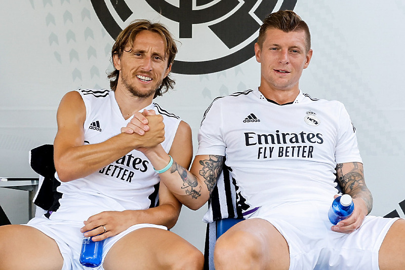 Modrić i Kroos nakon povratka na treninge (Foto: Real Madrid)