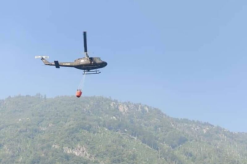 Helikopter Oružanih snaga aktivan u Hercegovini (Foto: Klix.ba)