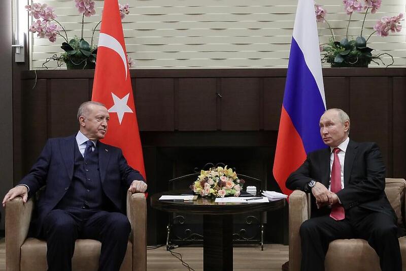 Putin i Erdogan u toku jednog od ranijih sastanaka (Foto: EPA-EFE)