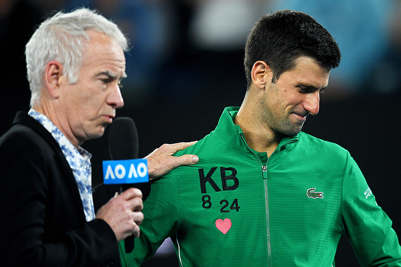 John McEnroe i Novak Đoković (Foto: EPA-EFE)