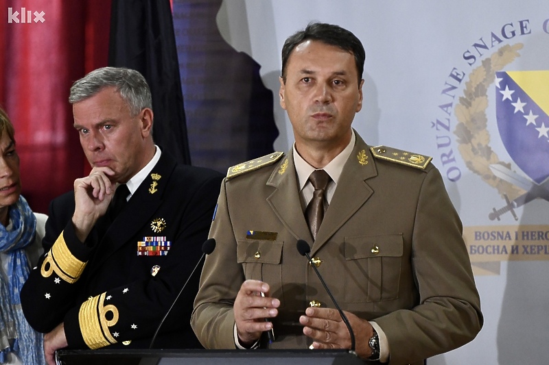 Načelnik Zajedničkog štaba OS BiH general pukovnik Senad Mašović (Foto: D. S./Klix.ba)