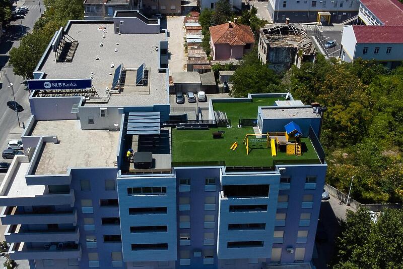 Igralište na krovu zgrade (Foto: Denis Kapetanović/PIXSELL)