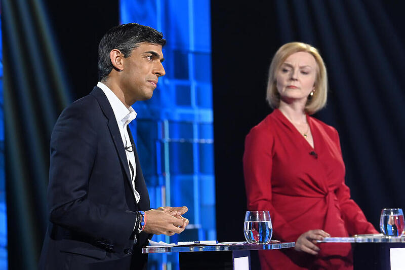 Rishi Sunak i Liz Truss (Foto: EPA-EFE)