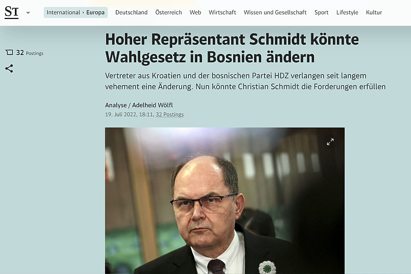 Screenshot: Der Standard