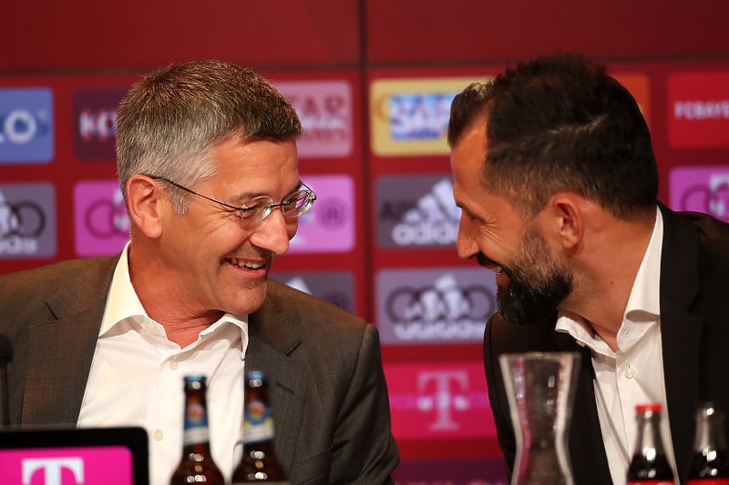 Herbert Hainer i Hasan Salihamidžić (Foto: EPA-EFE)