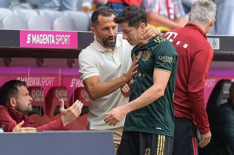 Hasan Salihamidžić i Robert Lewandowski (Foto: Imago)