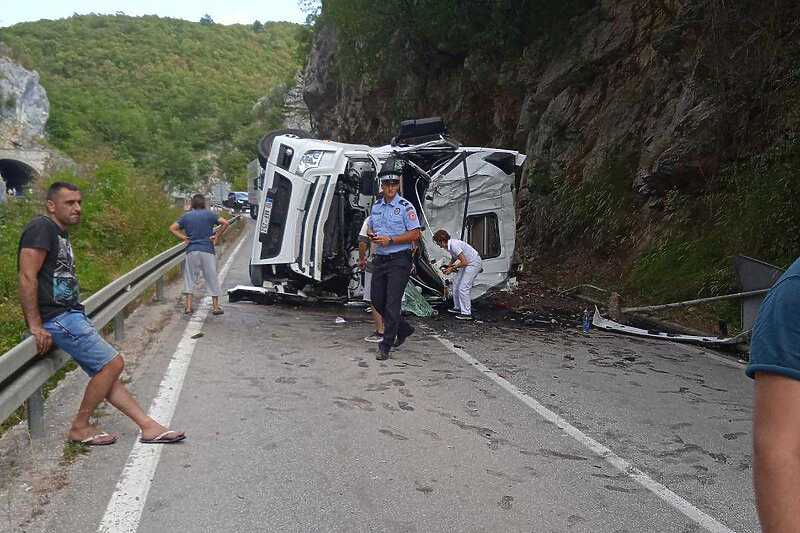 Nesreća se dogodila na magistralnom putu Višegrad - Vardište