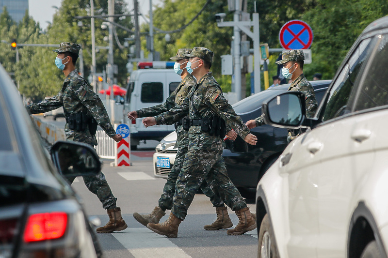 Kineska armija u Pekingu (Foto: EPA-EFE)