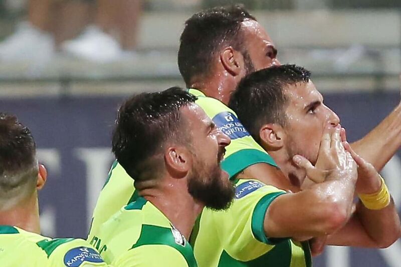 Slavlje Miličevića nakon gola (Foto: AEK Larnaca)
