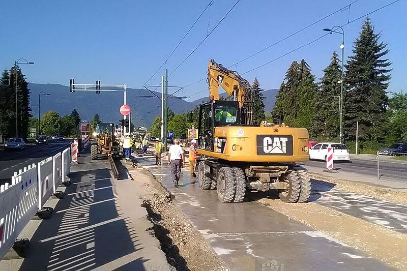 Radovi na Stupu, kod Energoinvesta (Foto: Vlada KS)