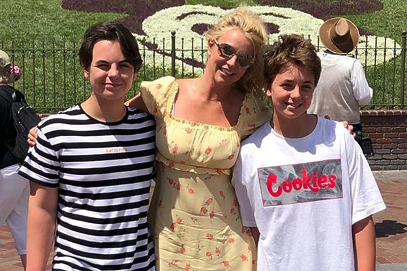 Britney Spears sa svojim sinovima (Foto: Instagram)