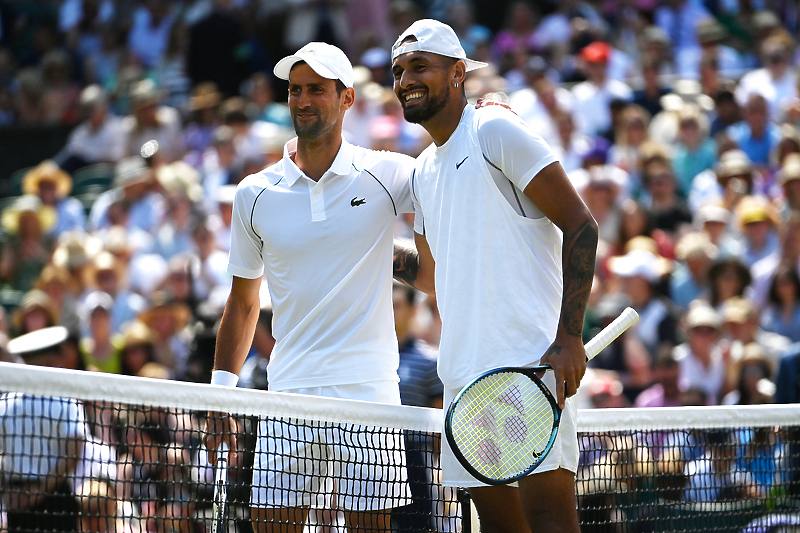 Nick Kyrgios i Novak Đoković (Foto: EPA-EFE)