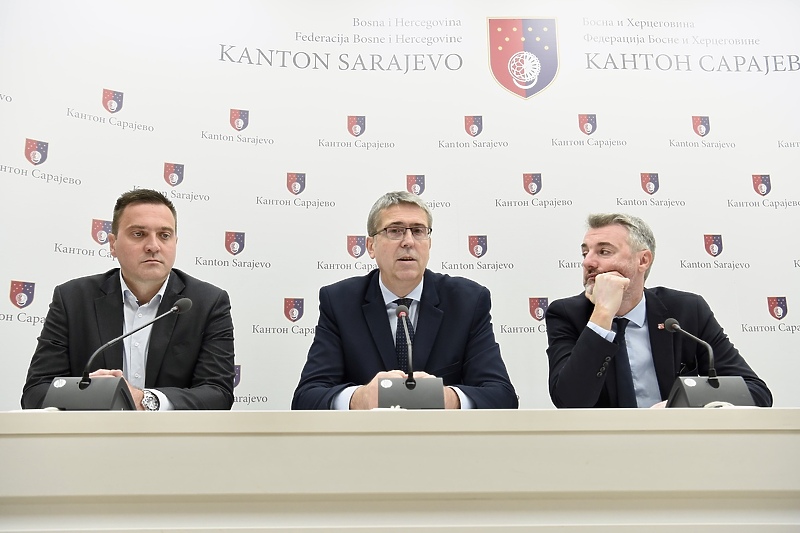 Davor Čičić, Samir Avdić i Edin Forto (Foto: T. S./Klix.ba)