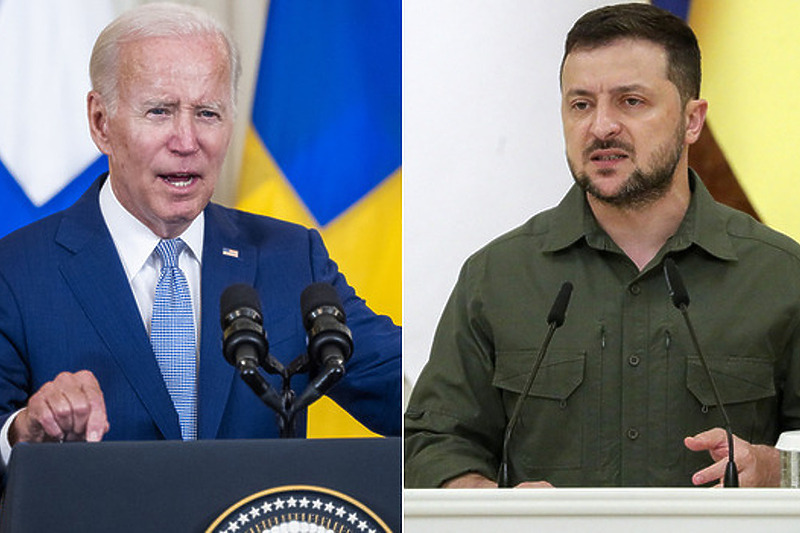 Joe Biden i Volodimir Zelenski (Foto: EPA-EFE)