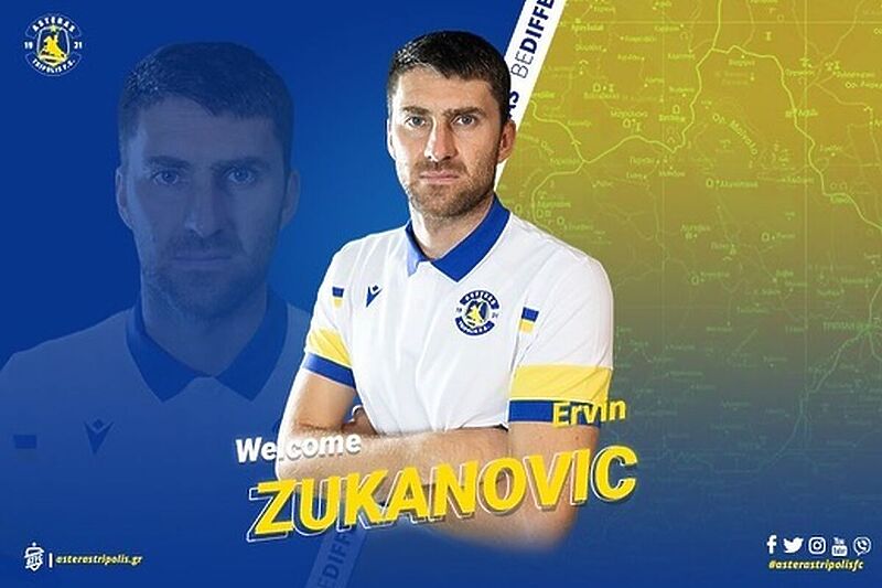 Ervin Zukanović u dresu Asteresa (Foto: Instagram)