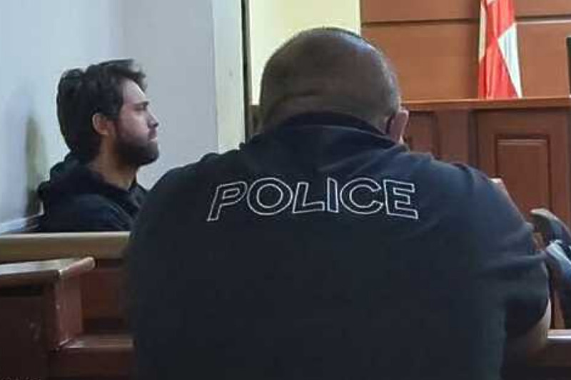 Basilashvili pred sudom u Tbilsiju (Foto: Twitter)