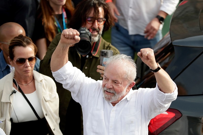 Lula da Silva na skupu u Sao Paulu (Foto: EPA-EFE)