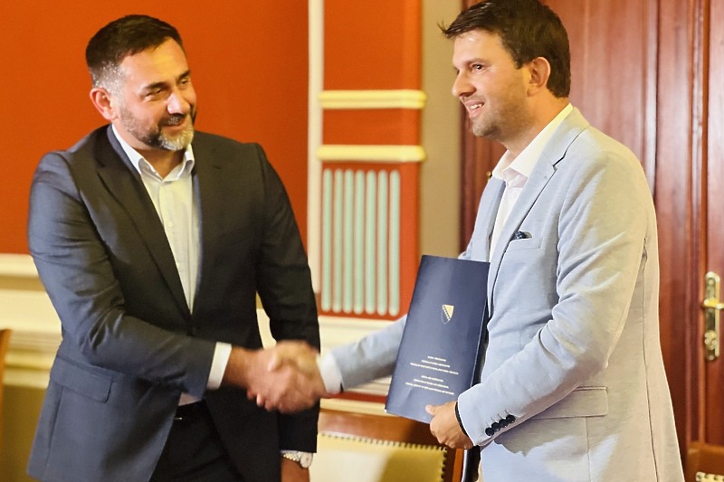 Ministar Edin Ramić i gradonačelnik Brčkog Esed Kadrić