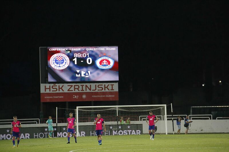 Detalji s utakmice između Zrinjskog i Slovana (Foto: G. Š./Klix.ba)