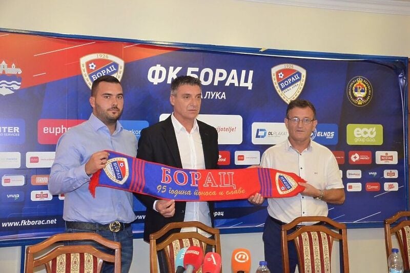 Vinko Marinović na predstavljanju (Foto: FK Borac)