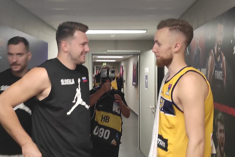 Luka Dončić i Džanan Musa (Foto: KS BiH)