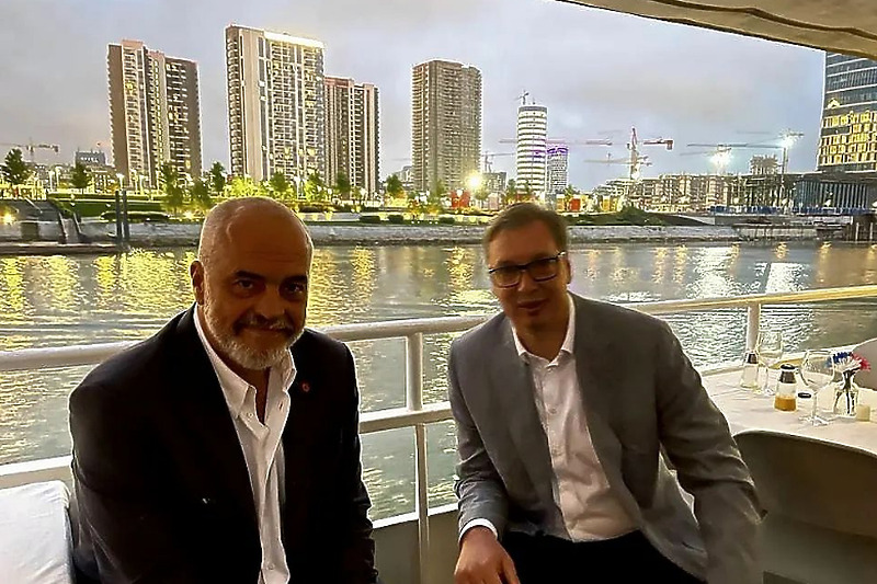 Edi Rama i Aleksandar Vučić (Foto: Instagram)