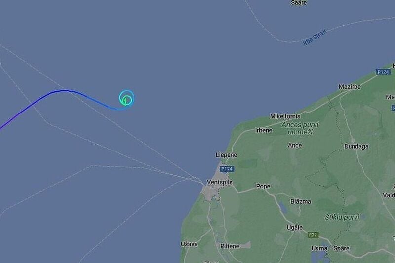 Foto: FlightRadar24 / BBC