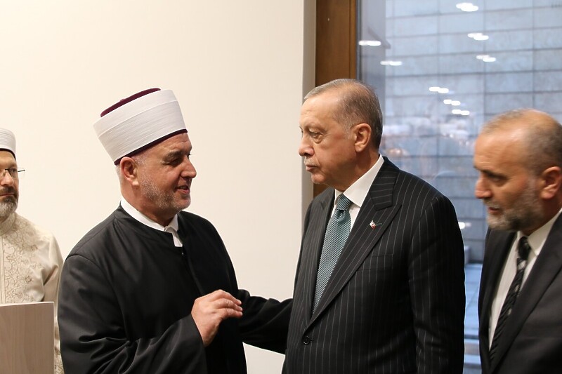 Husein ef. Kavazović i Recep Tayyip Erdogan (Foto: MINA)